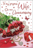 The scene depicted on this anniversary card feels like a tender still life set on a table in a Paddington flat, moments before an evening of shared memories. A small cluster of red roses commands attention at the centre, each bloom lush and velvety, their petals curling into layered spirals that shade from deep crimson at the core to softer red along the edges. The flowers are surrounded by sleek, glossy greenery that frames them in gentle arcs, giving the impression of a hand-tied bouquet briefly laid to rest while a message is penned. Nearby lies an envelope, its smooth surface and precise folds suggesting a carefully chosen card, perhaps purchased from a boutique near Paddington Basin and now ready to carry heartfelt words. A heart-shaped keepsake box in vivid red rests alongside, its lacquer-like sheen catching the soft light, paired with a sliver of jewellery delicately draped across the surface-a fine chain or pendant that glimmers quietly without overpowering the roses. Tiny heart shapes and scattered decorative pieces sparkle here and there, adding a festive, celebratory note reminiscent of confetti after a toast. A single butterfly motif lifts the eye, introducing a light, airy presence that hints at the flutter of excitement even long-married couples still feel on anniversaries. The lighting is gentle and even, with no harsh contrasts, bathing the composition in a warm, intimate glow much like the evening light that settles over W2's terraces. With its rich reds, soft neutrals, and layered textures, the image captures the enduring tenderness of an anniversary-an understated yet deeply meaningful moment between two people who continue to choose each other, year after year.